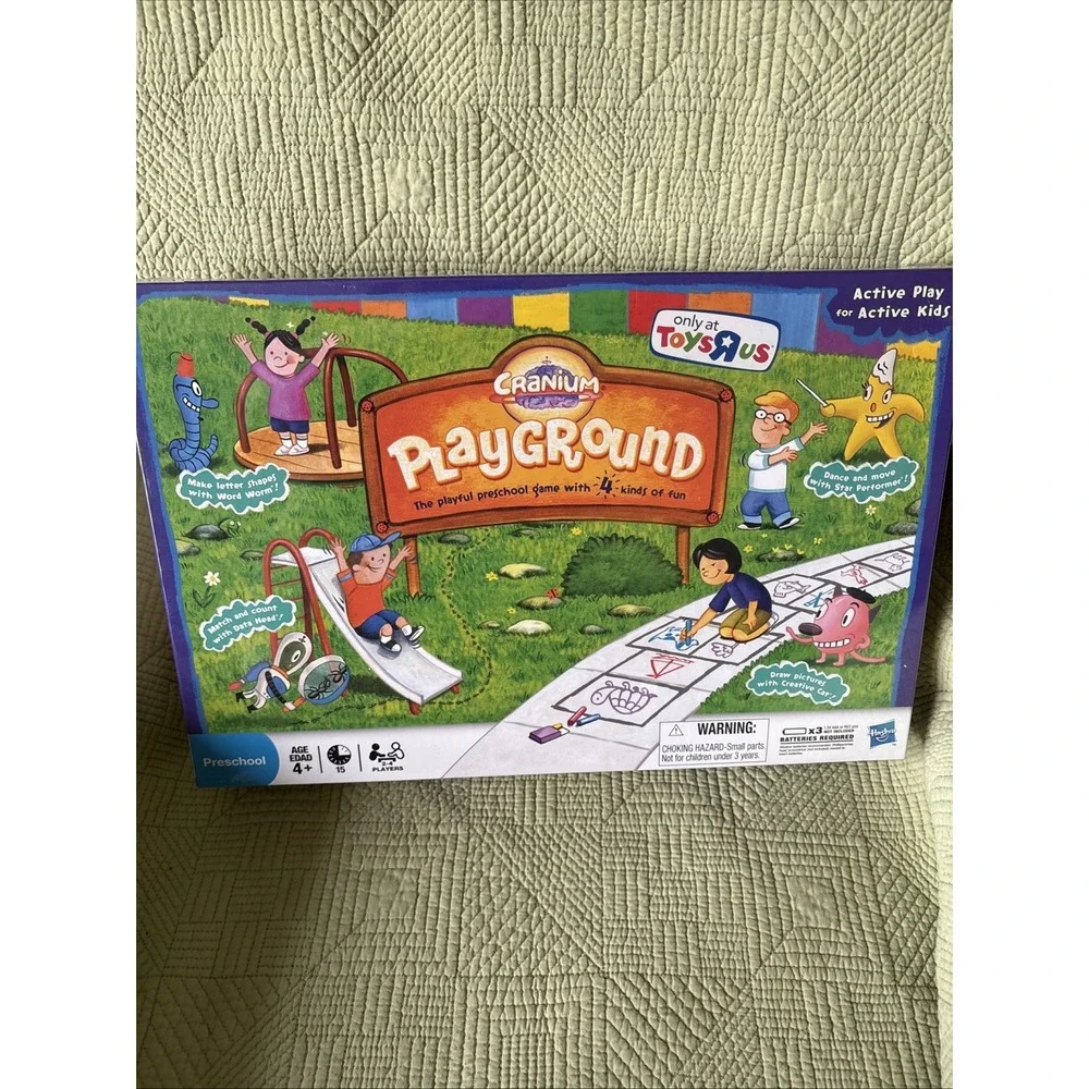 Cranium Playground Educational Board Game 2009 Hasbro Toys R US Exclusive-Sealed